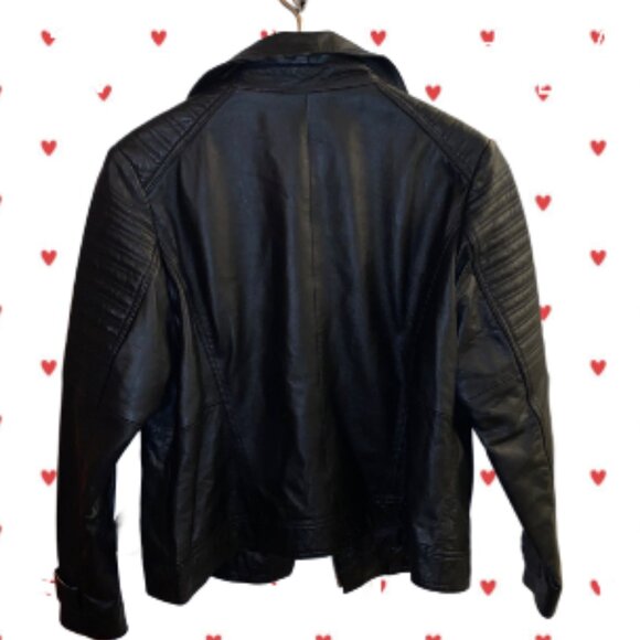 ASOS Biker Leather Jacket - Picture 3 of 3